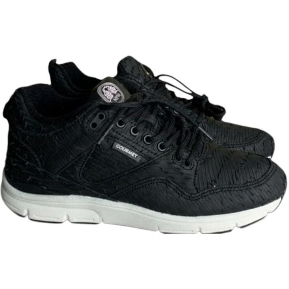 Black Scale x Gourmet 35 Blvck Gourmet Sneakers Men’s 7 Black Leather Street NWT